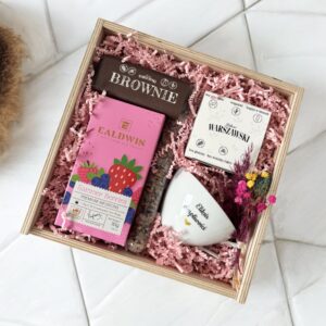 prezent dla nauczycielki, prezent dla wychowawczyni, prezent na dzień nauczyciela, prezent dla nauczyciela, box, kawa, słodycze, prezent dla nauczycielki