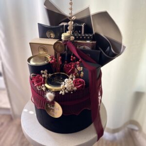 prezent na święta bożego narodzenia, prezent na mikołajki, prezent biznesowy, prezent dla klienta, dla pracownika na świeta, pod choinkę, zestaw kosz prezentowy świeta bożego narodzenia, miód, kawa (2)